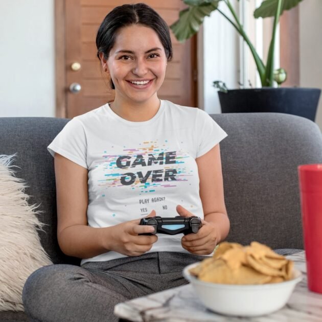 Camiseta Game Over Flash White - Imagem 2