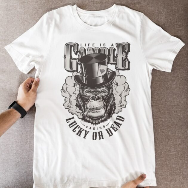 Camiseta Gorila Clube Casino Life is a Gamble - Imagem 2
