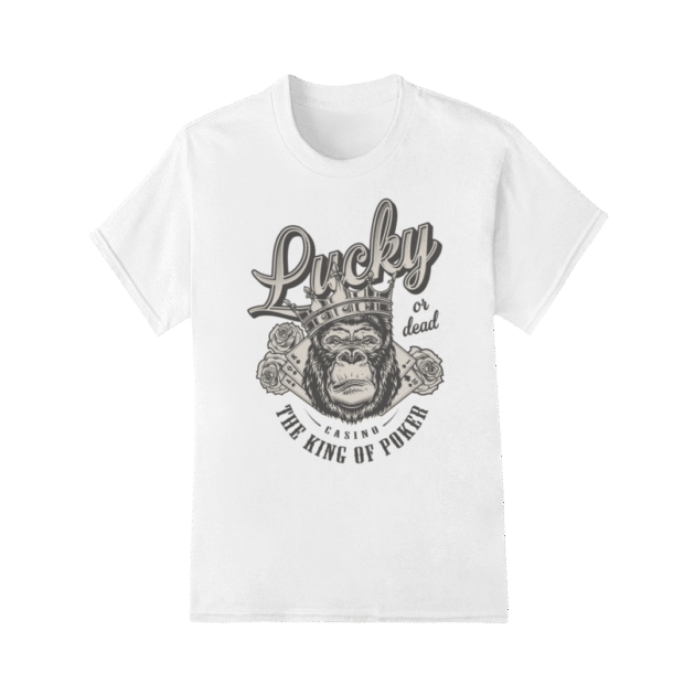 Camiseta Gorila Clube Lucky The King of Poker