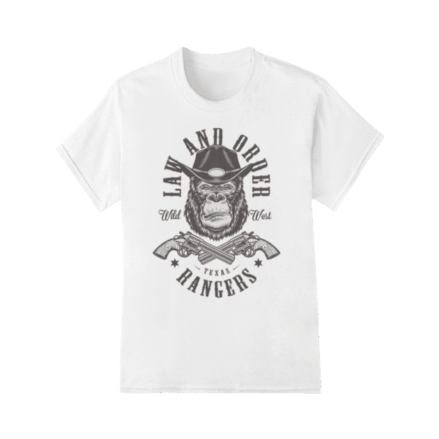Camiseta Gorila Clube Texas Rangers Wild West