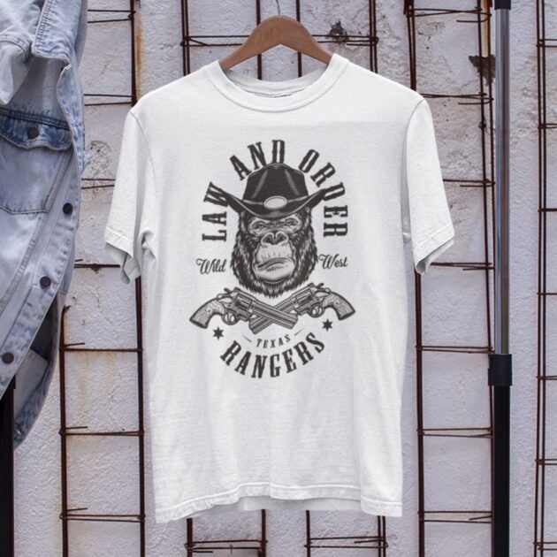 Camiseta Gorila Clube Texas Rangers Wild West - Imagem 2