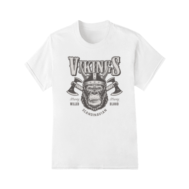 Camiseta Gorila Clube Vikings Scandinavian