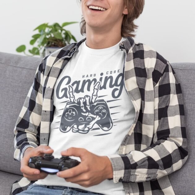 Camiseta Hardcore Gaming Skull Hand - Imagem 2