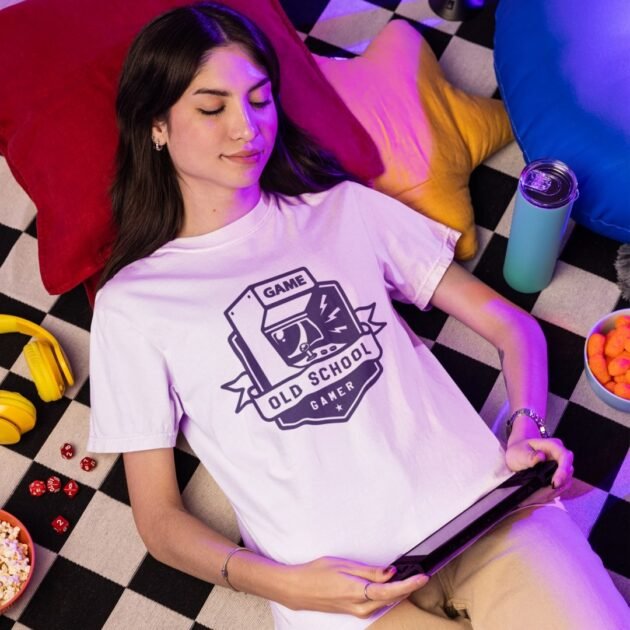 Camiseta Old School Gamer - Imagem 2