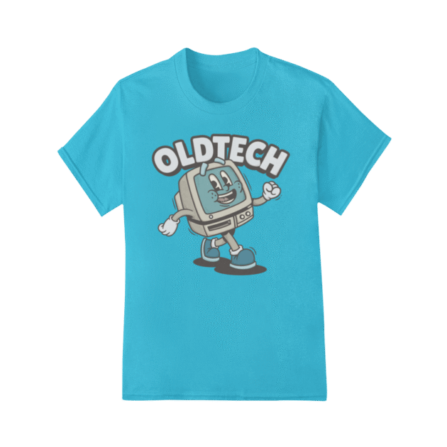 Camiseta Old Tech Vintage Computador Retro