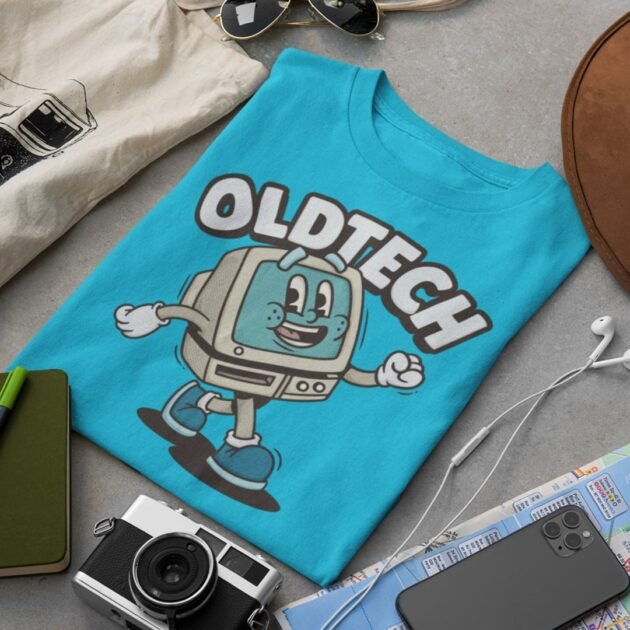 Camiseta Old Tech Vintage Computador Retro - Imagem 2