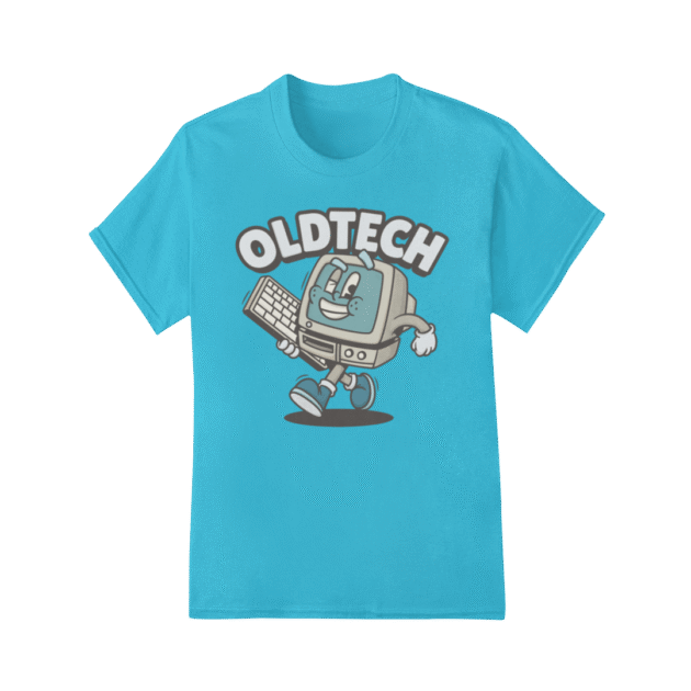 Camiseta Old Tech Vintage Teclado Retro