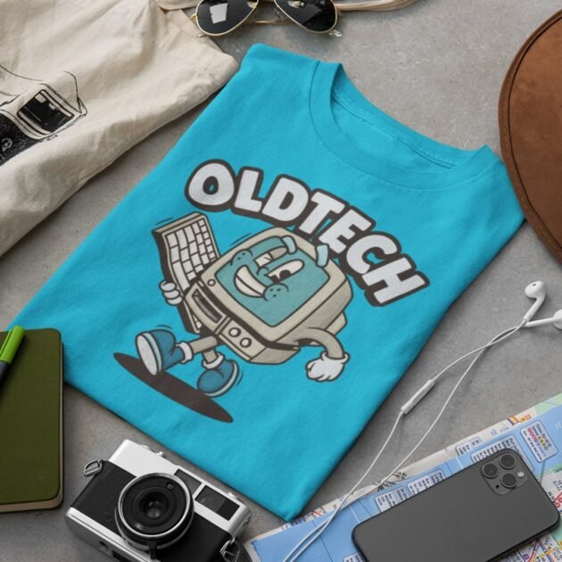Camiseta Old Tech Vintage Teclado Retro - Imagem 2