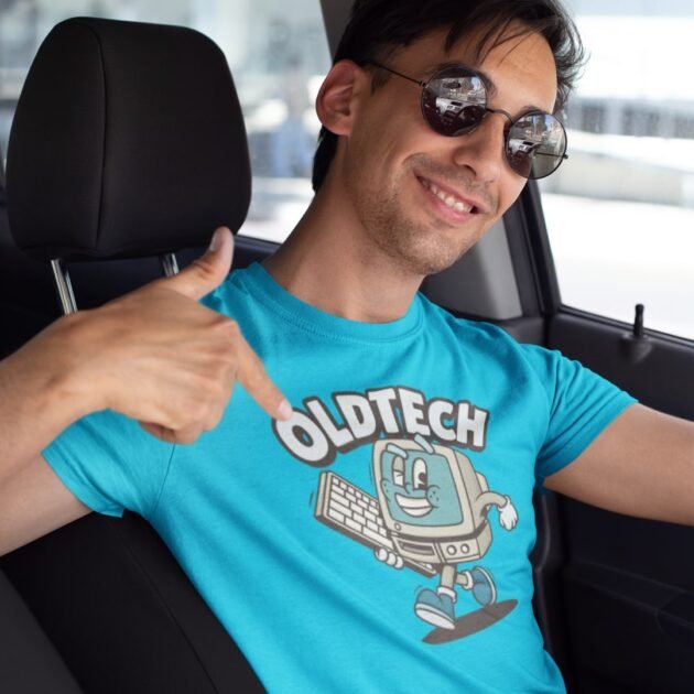 Camiseta Old Tech Vintage Teclado Retro - Imagem 3